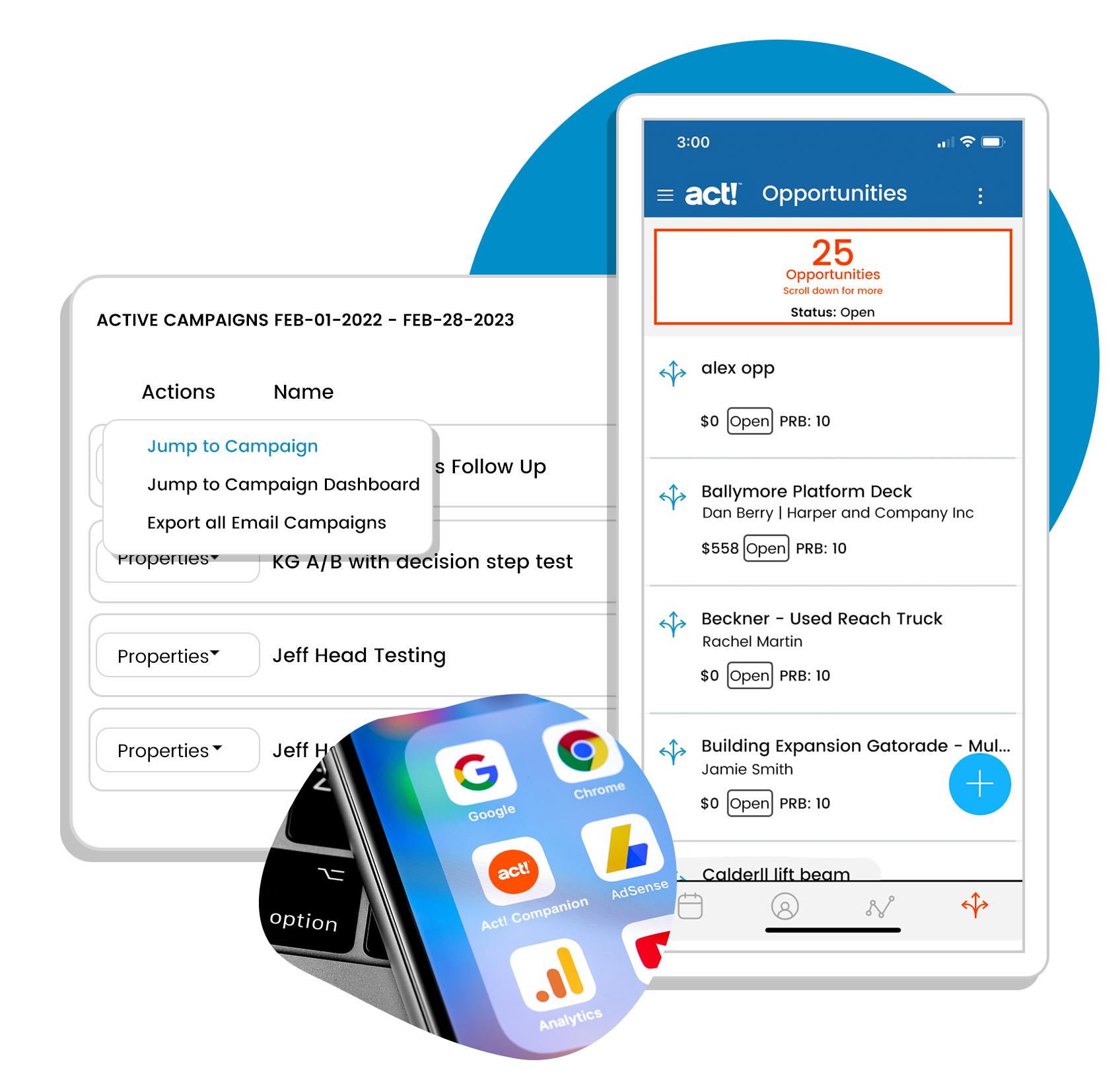 Act! CRM Act! Marketing Automation & Act! Companion Mobile App