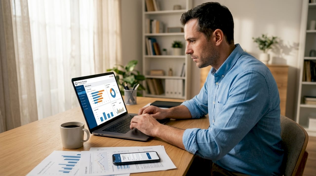 1780062336889_Businessman-using-CRM-software-at-desk Businessman using CRM software at desk